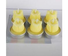 XIAOTAIZINAI Künstliche Rosenkerze Aromatherapie Rauchlose Kerze Romantische Duftdekoration Geburtstagsfeier Hochzeit Geburtstagsgeschenk-C