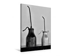 Premium Textil-Leinwand 60 x 90 cm Hoch-Format Stilleben auf Zeche Nachtigall | Wandbild, HD-Bild auf Keilrahmen, Fertigbild auf hochwertigem Vlies, Leinwanddruck von Michael Bücker