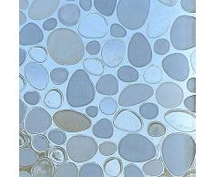infactory 3D-Sichtschutz-Folie Kiesel, statisch haftend, 40x200cm