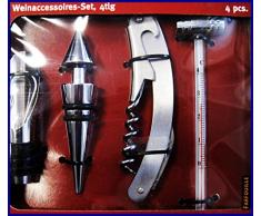 No Name Deluxe Wein Zubehör Set - 4-teilig