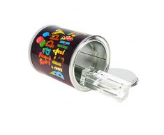 ExtraPapeterie Geschenkdose Happy Birthday zum Selbstbefüllen, mit Klarsichtbox - YES - YOU - CAN!