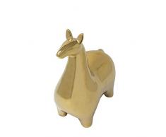 Sabrook Home Deko-Pferd, Keramik, goldfarben Modern 5x5x10 Gold