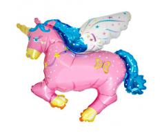 Folienballon Pegasus pink Folienballons