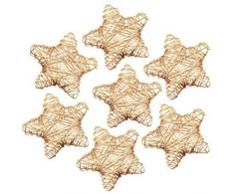 PAPSTAR 81292 Streuschmuck Wired Stars, Gold