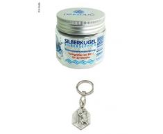 Zisa-Kombi DR.KEDOO Silberkugel zur Konservierung von Trinkwasser bis 80L (932988615670) mit Anhänger Hlg. Christophorus