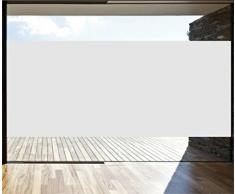 INDIGOS UG Oracal 8510 - Glasdekorfolie - Fensterschutzfolie - Sonnenschutzfolie - Sichtschutzfolie - 31,5 cm Höhe Silber matt - Meterware