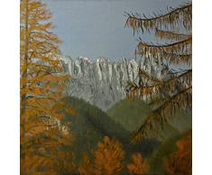 Loferer Steinberge Ölbild auf Leinwand, Gemälde, Wandbild