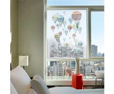 KBLTA Fensterfolie Elektrostatischer Ballon Glasfolie Bad Bad Schiebetür Schlafzimmer Fenster Milchglas Aufkleber Folie Anti-Peeping