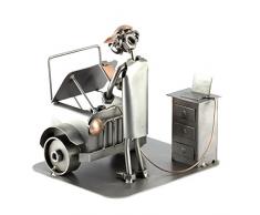 Steelman24 I Schraubenmännchen KFZ-Mechatroniker I Made in Germany I Handarbeit I Geschenkidee I Stahlfigur I Metallfigur I Metallmännchen