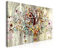murando - Bilder Gustav Klimt Baum des Lebens 140x70 cm Vlies Leinwandbild 1 TLG Kunstdruck modern Wandbilder XXL Wanddekoration Design Wand Bild - Baum Steine Kunst l-A-0033-b-a