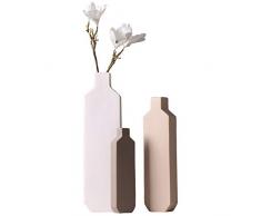 Generic Brands Vase, Blumenvase, Blumen Dekoration, Keramikvase, Keramik, Weiß,