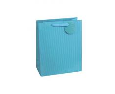 TSI Geschenktüten Nadelstreifen, 12-er Packung, Groß 3-fach, sortiert