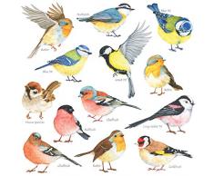 DECOWALL DS-8038 Kleine Vögel Wandtattoo Wandsticker Wandaufkleber Wanddeko für Wohnzimmer Schlafzimmer Kinderzimmer(Klein)