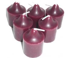 PartyLite 6 Votivkerzen v0629 Maulbeere