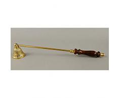 Gr Kerzenlöscher mit beweglicher Glocke Gold-braun ca 30 cm Dochtlöscher Messing