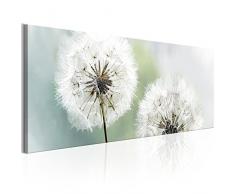 murando - Bilder Pusteblume 120x40 cm Vlies Leinwandbild 1 TLG Kunstdruck modern Wandbilder XXL Wanddekoration Design Wand Bild - Blumen Natur grau grün Pusteblumen b-B-0223-b-c