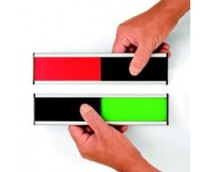 Legamaster Rillen-Türschild 6x25cm Frei- Besetzt