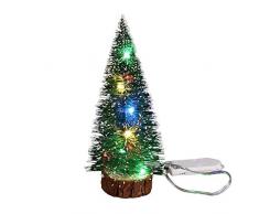 GZQ Christbaumkugeln Dekorationen, Mini Weihnachtsschmuck Desktop-Dekoration mit LED-Leuchten