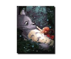 Shukqueen Malen nach Zahlen für Erwachsene, Anfänger, Kinder, DIY ölgemälde Feiertagsgeschenke, 20x26 Zoll (Ohne Rahmen)