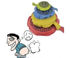 XIAMUSUMMER Furzkissen Selbstaufblasende Pupskissen Scherzartikel Furz Kisse, Whoopee Kissen Witz Spielzeug Geschenk, 9CM (Zufällige Farbe)