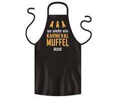 Grill und Kochschürze zum Fasching - So sieht ein Karnevalsmuffel aus! Kittel als Faschingskostüm!