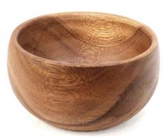 Schüssel rund Akazienholz Verschiedene Grössen Holzschale Ritter LARP Mittelalter (14cm)