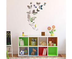 Walplus Home Interior Dekoration Spiegel Schmetterlings Wand Kunst Aufkleber