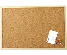 Pinnboard mit Holzrahmen, 60 x 40 cm, kork