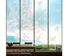Boao Anti-Kollision Fenster Aufkleber Vogel Fenster Aufklebern Verhindern Vogelschläge an Türen Fenster Glas Durchscheinende/Abstaubt Fenster Aufkleber Alarmieren Vogel Aufkleber (40)