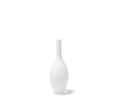 Leonardo Vase Beauty, bauchige Deko-Vase, handgefertigtes Unikat, Blumen-Vase aus weiß durchgefärbtem Glas, 39 cm, 060767