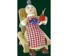 Räucherfrau Rauchfrau Erzgebirge Richard Glässer Seiffen Oma, 26022