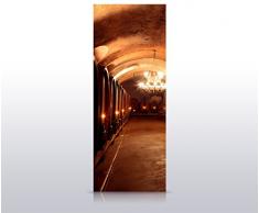 wandmotiv24 Türtapete Weinkeller Tapete Tür Türaufkleber Türbild Aufkleber 80 x 200cm (B x H) - Dekorfolie selbstklebend