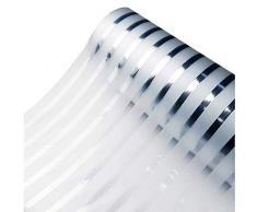 Zindoo Streifen Fensterfolie Sichtschutzfolie Statische Folie ohne Klebstoff Büro und Zuhause Dekofolie 90 * 200 cm