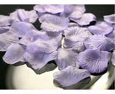 100 Rosenblätter aus Stoff flieder lavendel Hochzeit Streublumen Blumenkinder Rosenblüten Tischdeko