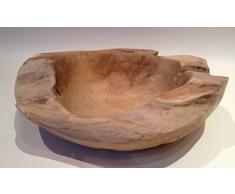 Teakschale Noya Dekoschale Teak Schale Holzschale rund ca. Ø 30 cm