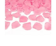 partydeco 3 Rosenblätter Konfetti Kanonen, rosa