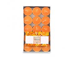 pajoma Duft Teelichter 30er Set Geschenk Set Lange Brenndauer Duft wählbar (Mango-Orange)