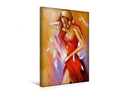 CALVENDO Premium Textil-Leinwand 30 cm x 45 cm hoch, Kunst der Verführung | Wandbild, Bild auf Keilrahmen, Fertigbild auf echter Leinwand, Leinwanddruck: handsigniert, Ölgemälde Menschen Menschen