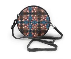 Ameok-Design Kirchenkerzen Umhängetasche Umhängetasche Umhängetasche Multifunktions PU Leder für Einkaufen Reisen rund