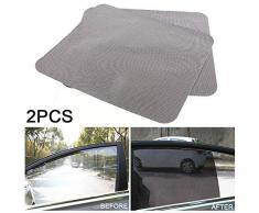 Iraza Profi Auto Tönungsfolie Auto Spiegelfolie Selbstklebend Statischer Sonnenschutz für Autos Sonnenschutz Folien Sonnenblende Auto Sonnenschutzfolie Auto Sonnenschutz 42 cm×38 cm