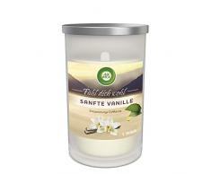 Air Wick Entspannungs-Duftkerze – Duft: Sanfte Vanille – Enthält natürliche ätherische Öle – 1 x Duftkerze in Weiß