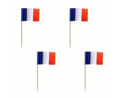 16637 - PAPSTAR - 500 Deko-Picker 8 cm Flaggen Frankreich