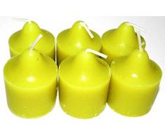 Unbekannt Partylite 6 Votivkerzen Erdbeere Kiwi