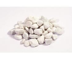 NWN Marmorkies | 15 KG | 15-25 MM | weiß | Dekosteine | Zierkies (1x 15 KG)