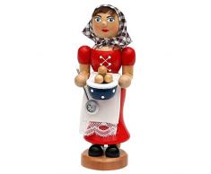 Unbekannt SIGRO Holz Räucherfrau Kloßfrau Räuchermännchen Weihnachtsfigur Räucherfigur