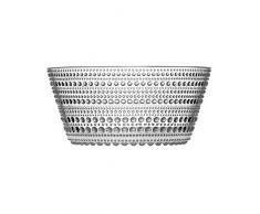 Iittala Kastehelmi Teller und Schalen, Glas, Transparent, 18.4 x 18.4 x 8.3 cm