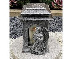 Grablampe Grabkerze Grableuchte Lampe Grabdekoration Grablicht + Kerze Gratis