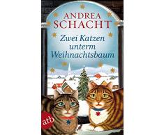 Zwei Katzen unterm Weihnachtsbaum