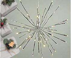 LED-Stimmungsleuchte LED-Stern LED-Weihnachtsleuchte LED-Beleuchtung Stern Sadie 80LED warmweiß Weihnachtsstern Leuchtstern Dekorations-Stern zum aufhängen LED-Dekorationsleuchte