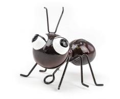 Dekofigur Ameise zum aufhängen, Gartenfigur, Metallfigur, Blechfigur, DKL.Braun, Höhe ca.10cm